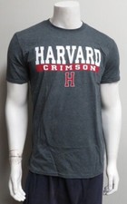Harvard University Crimson T-Shirt Dark Grey A/S Sports NWT Multiple Sizes picture