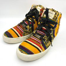 Caamaño Artisan Woven High Top Sneakers Colorful Peruvian Boho Festival W 7 picture