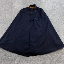 Vintage Nurses Cape Cloak 40’s WWII Wool Navy Orange Standard Apparel Company picture