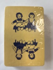 Vintage Playing Cards in Original Cellophane Plastic Wrapped Raggedy Ann & Andy  picture