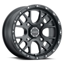 Vision ATV 545 Rocker 15x7 4x110 13 Satin Black Wheels(4) 86 15