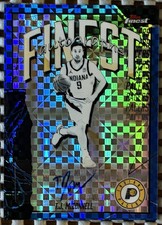 2026 T J MCCONNELL 27/99 AUTO TOPPS FINEST CHECKERBOARD BLUE AUTOGRAPHS picture