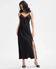 I.n.c. International Concepts Women's Lace-Trim Satin Nightgown,Size:M NWT picture