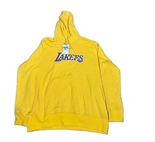 Nike NBA official LA lakers pullover fleece yellow hoodie men’s size XL NEW  picture