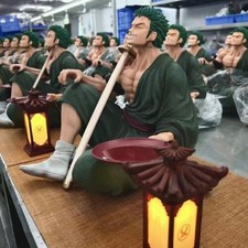 DiTaiShe Studio One Piece Roronoa Zoro Resin Statue In Stock 1/4 H28cm Led New picture