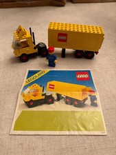 VINTAGE LEGO Town #6692 Tractor Trailer Set 100% Complete 1983 w/ Instructions picture