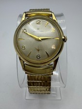 Vintage Hamilton Swiss Manual Wind Watch 10K RGP Gold Tone Men’s Wristwatch picture