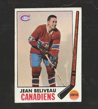 1969-70 Topps Hockey Jean Beliveau #10 Montreal Canadians picture