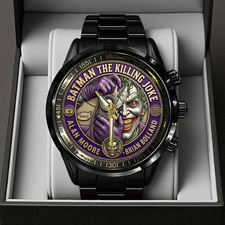 Batman The Killing Joke Joker Black Stainless Steel Watch CB2702 picture