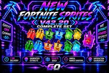 Fortnite Sprites NEW Complete Set V42.20 Fast DELIVERY picture