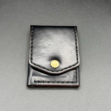 Horween Shell Cordovan Leather Hand-Stitched Wallet Custom Craft and Lore picture