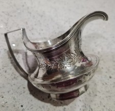 Antique Georgian Silver Jug George III Hallmarked London 1803 81mm X 110 Cream picture