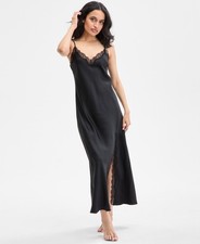 I.n.c. International Concepts Women's Lace-Trim Satin Nightgown,Size:L NWT picture