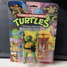 Teenage Mutant Ninja Turtles - Raphael - 1988 Vintage Action Figure MIB picture