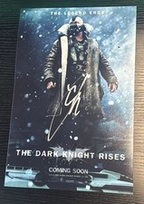 Tom Hardy Autograph 'The Dark Knight Rises' Bane  Scene 8 x 12 Photo w/Proof COA picture