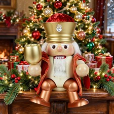 Steinbach Wooden Nutcracker Three Wise Men - Shelf Sitter Melchior picture
