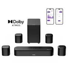 ULTIMEA 7.1ch TV Surround Soundbar System W/ Dolby Atmos Subwoofer 350W Aura A60 picture