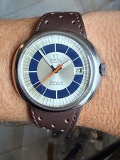 Omega Automatic Geneve Dynamic 41mm ORIGINAL SILVER BLUE DIAL STEEL RUNS MINT picture