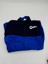 new Miller Welding Work Shirt Mens M Navy Blue Flame Resistant Cotton 258097 picture