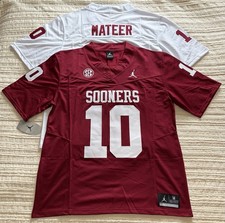 NEW John Mateer Oklahoma Sooners #10 Jersey SHIPS SAME DAY picture