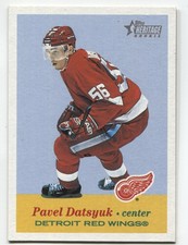2001-02 Topps Heritage Pavel Datsyuk RC #151 Detroit Red Wings Rookie picture