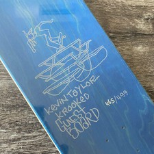 Krooked Kevin Taylor Guest Board Orange Stain Limited Edition Of 499 8.25IN picture