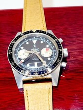 Le Jour Triton 2-Reg Chronograph Original Dial Landeron 248 Vintage 1960s N.MINT picture