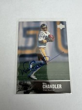 1997 Upper Deck NFL Legends Wes Chandler #AL-87 Auto 7xr picture