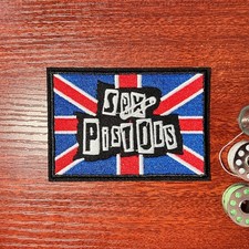 Sex Pistols Patch Classic British Punk Rock Music Embroidered Iron On 2.5x3.5