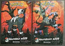 HOUNDOUR X HOUNDOOM LOT - POKEMON JOHTO CRYSTAL CARD COLLECTION CCG HOLO picture