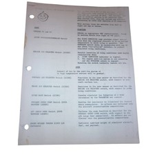 Vintage 1969 Boeing 727 Flight Simulator Switch & Control Manual United picture