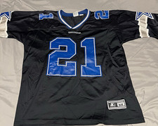 Vintage Starter Cowboys Deion Sanders 21 Jersey Mens 52 XL Black 1995 Replica picture