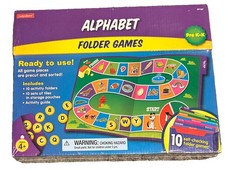 Lakeshore Alphabet Folder Games—Pre K-K FF197 Brand New & Sealed picture