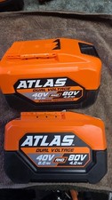 ATLAS 40V/80V Dual Voltage Lithium-Ion Battery 8Ah/4Ah (2-PACK) New Out Of Box picture