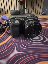 Sony NEX-6 Mirrorless Camera Slightly Used 16-50mm Black Lens Kit READ picture