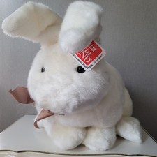 Vintage Gund Jumbo Briggs White Bunny Rabbit Plush 36265 Large 18