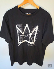 Uniqlo UT Jean-Michel Basquiat Crown Graphic Tee Black Men's XL Cotton picture
