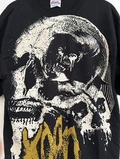 Korn Black Graphic T-Shirt Adult M Original Rock Pop Music Industry picture