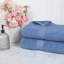 Madison 800 GSM Egyptian Cotton Pile Heavyweight Absorbent Bath Sheet Set of 2 picture