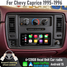 6'' Apple CarPlay Auto Head Unit Car Radio For Chevrolet/Chevy Caprice 1995-1996 picture