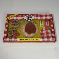 Vintage 1988 Pizza Hut Spaghetti & Pizza Realistic Play Food Set NIB 9392 picture