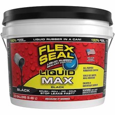 Flex Seal Lfsmaxblk02 Flex Liquid Max Black 2.5 Gal., 2.5 Gal, Black, Rubber picture