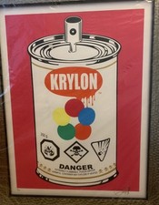  2018 AP (Artist Proof) by Denial titled 'Krylon Soup Pop Can Signed&Numbered picture