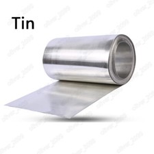 1Meter High-Purity Pure Tin Sn Metal Foil Sheet Strip Plate Thickness 0.02-1.0mm picture