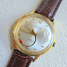 Vintage GRUEN men's automatic watch Rocket second hand swiss 1960s picture