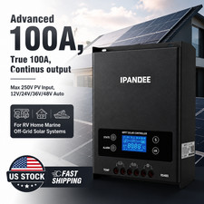 5200W 250V 100A MPPT Solar Charge Controller 12V/24/36/48V LCD Battery Regulator picture