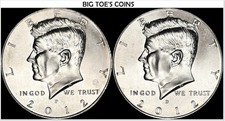 2012 P&D NIFC KENNEDY HALF DOLLARS, VERY BEAUTIFUL COINS, FAST SHIPPING picture