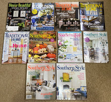 10 House Beautiful Traditional Home Southern Lady & Style Cottage Magazines picture