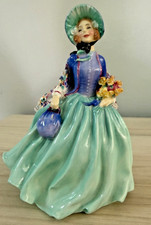 Royal Doulton Porcelain HONEY Figurine Blue Dress HN 1910 Excellent Condition picture