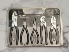 Vintage Rare Sears Craftsman USA nos 5 Piece Plier Set 45284 Never Used picture
